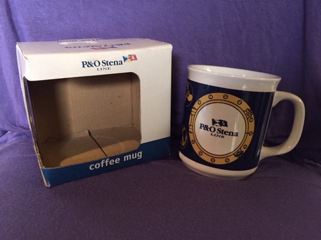 BOXED SOUVENIR MUG FROM THE P&O STENA LINE