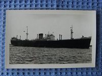 B/W PHOTOGRAPH OF THE BANK LINE VESSEL THE BEAVERBANK