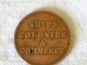CANADIAN SHIPS TRADING TOKEN DATED CIRCA 1810