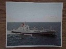 LARGE COLOUR PHOTOGRAPH OF THE BLUE STAR LINE VESSEL THE CANTERBURY STAR