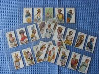 VERY EARELY SET OF ORIGINAL CIGARETTE CARDS SHOWING SHIPS FIGUREHEADS FROM 1910