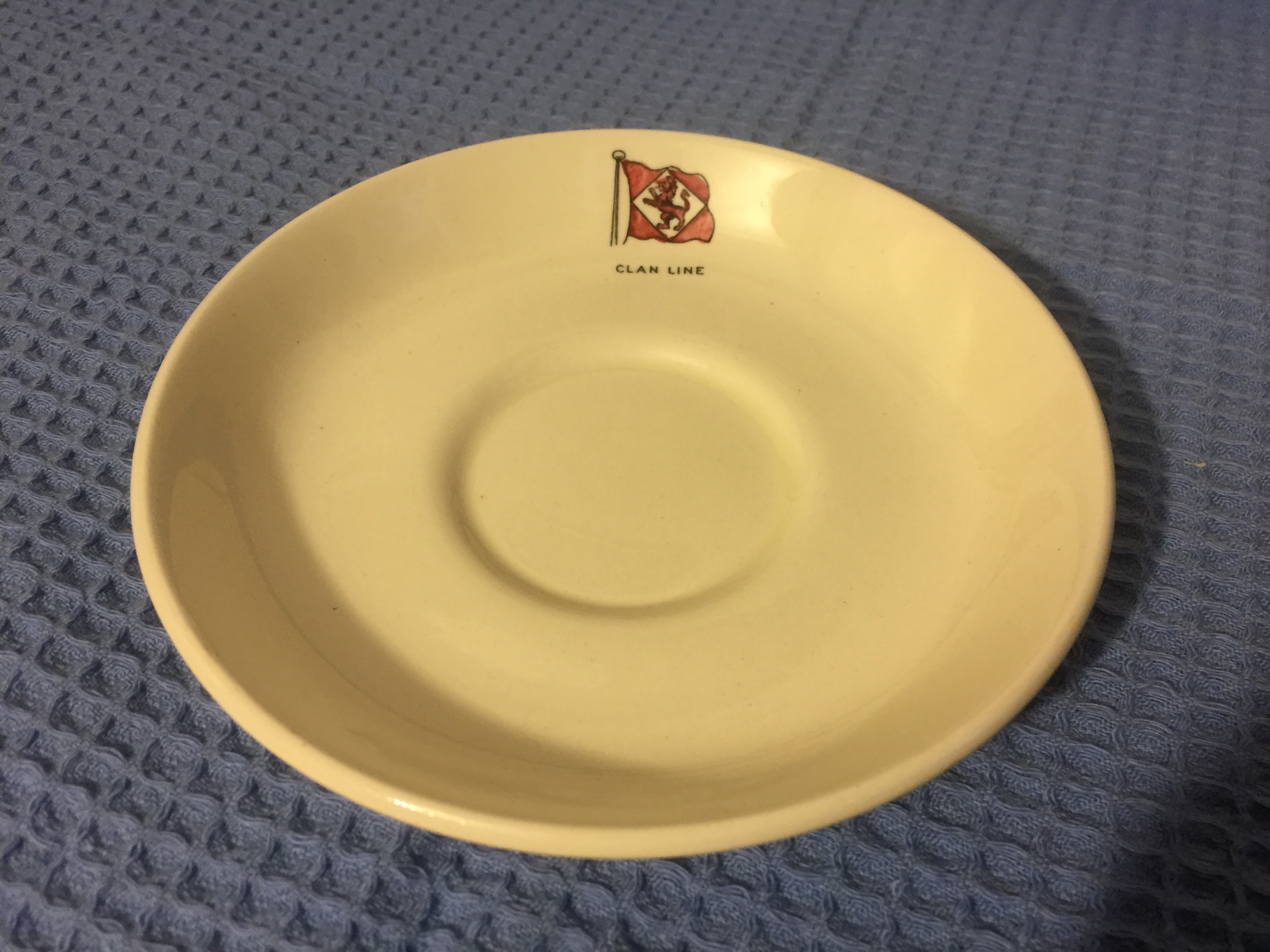 RARE SAUCER FROM THE CLAN LINE SHIPPING COMPANY