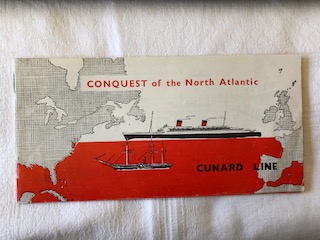 CUNARD LINE BOOKLET COVERING 12 DECADES OF CRUISE SHIPS