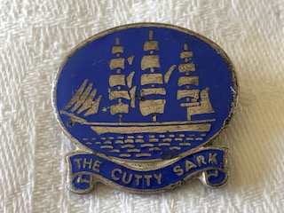 EARLY LAPEL PIN BADGE FROM THE VESSEL THE CUTTY SARK