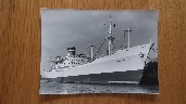 B/W PHOTOGRAPH OF THE CARGO VESSEL GLADSTONE STAR TAKEN EARLY ON IN HER HISTORY