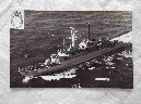 POSTCARD SIZE PHOTOGRAPH OF THE ROYAL NAVAL VESSEL HMS ARROW