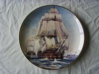 COMMEMORATIVE PLATE OF THE VESSEL HMS VICTORY