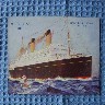 ORIGINAL OLD POSTCARD OF WHITE STAR LINE VESSEL THE HOMERIC