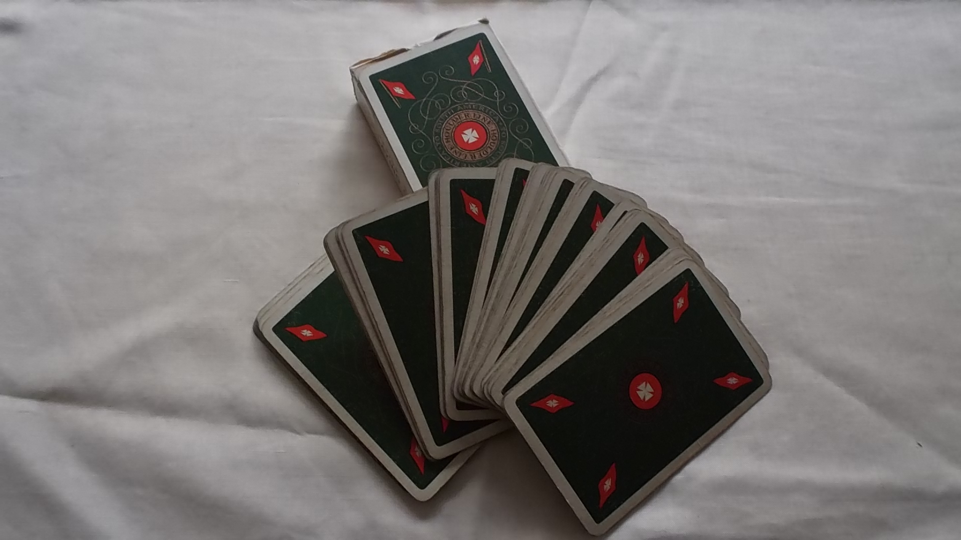 SET OF PLAYING CARDS FROM THE HOULDER LINE SHIPPING COMPANY