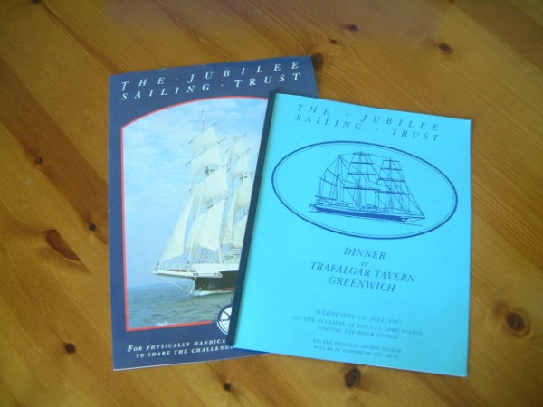 STS LORD NELSON SPECIAL VOYAGE BOOKLET & DINNER MENU