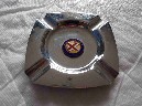 CHROME ASHTRAY FROM THE B.I.S.N.Co. VESSEL THE SS NEVASA