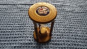 SOUVENIR BRASS EGG TIMER FROM THE NEW ZEALAND STEAMSHIP COMPANY DATED 1960's