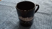 SOUVENIR MUG FROM THE P&O LINE VESSEL THE MV OCEANA