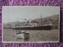 B/W POSTCARD OF THE ORIENT LINE VESSEL THE RMS ORFORD