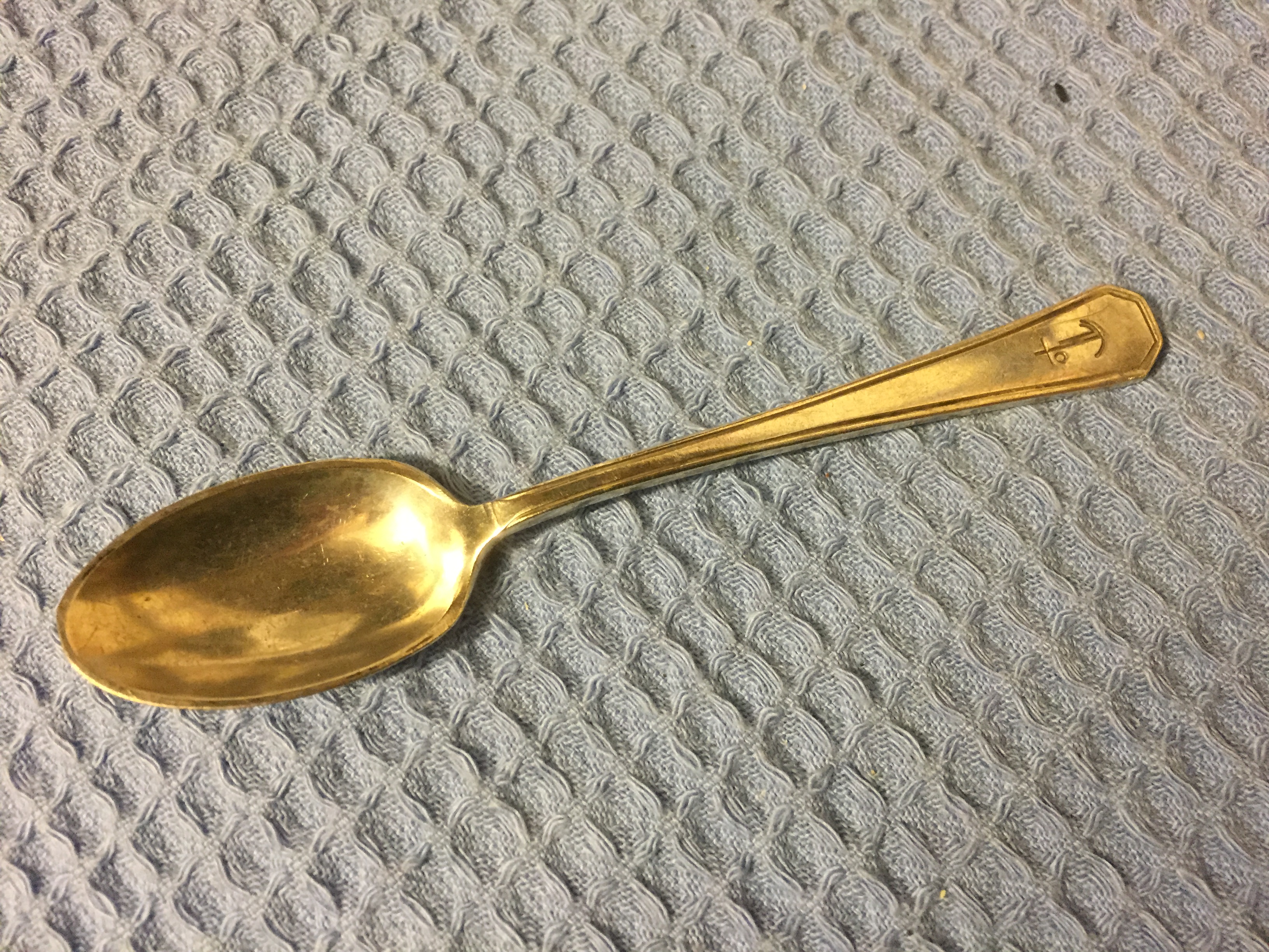 AS USED ON BOARD TEA SPOON FROM THE ORIENT LINE