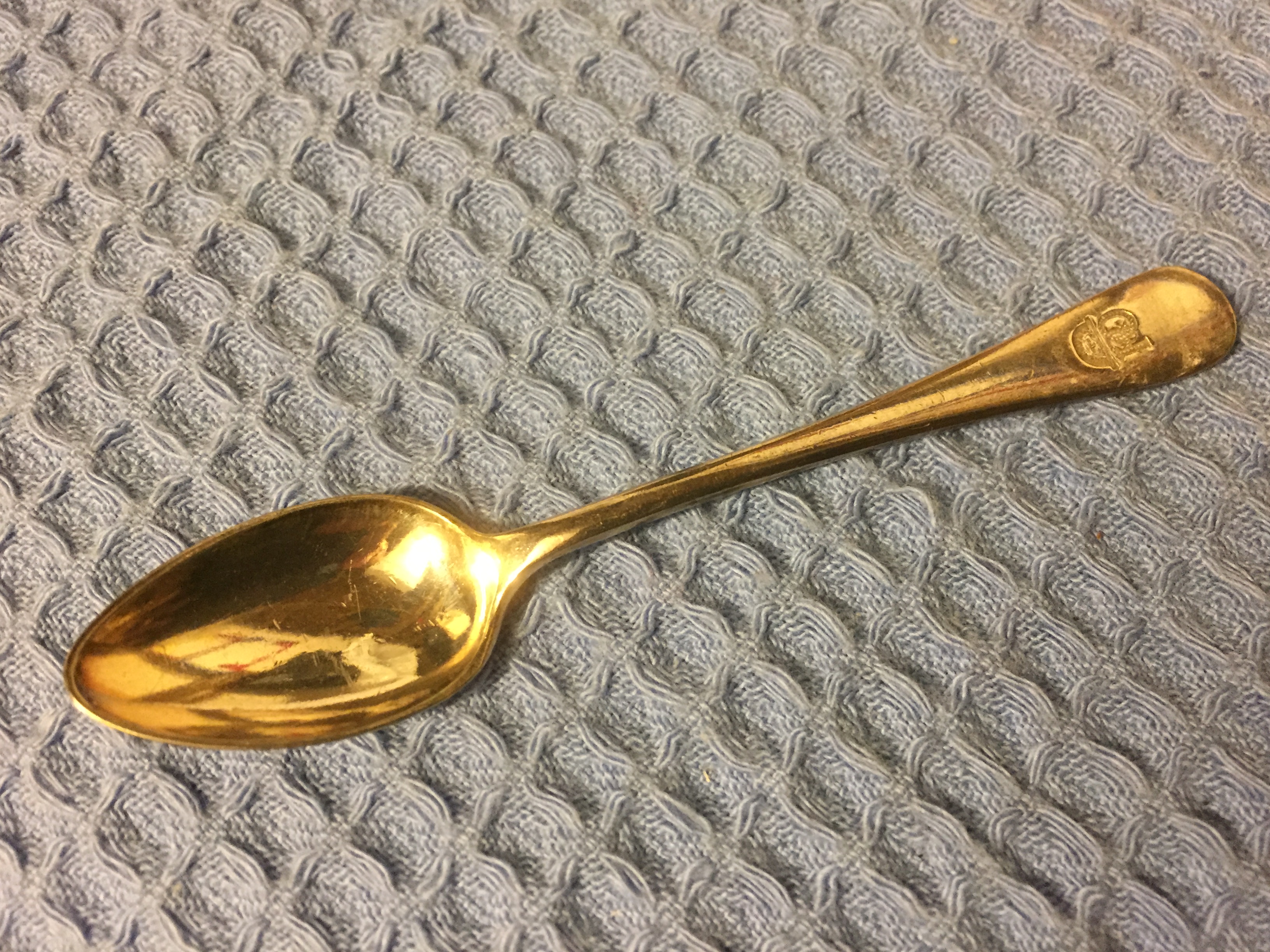 AS USED ON BOARD EGG SPOON FROM THE P&O LINE