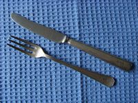 DINING KNIFE AND FORK FROM THE ORIENT LINE