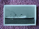 ORIGINAL B/W PHOTOGRAPH OF THE CUNARD LINE VESSEL THE QUEEN ELIZABETH