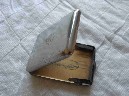 EARLY AND VERY RARE ROYAL MAIL LINE SILVER PLATED MATCH HOLDER