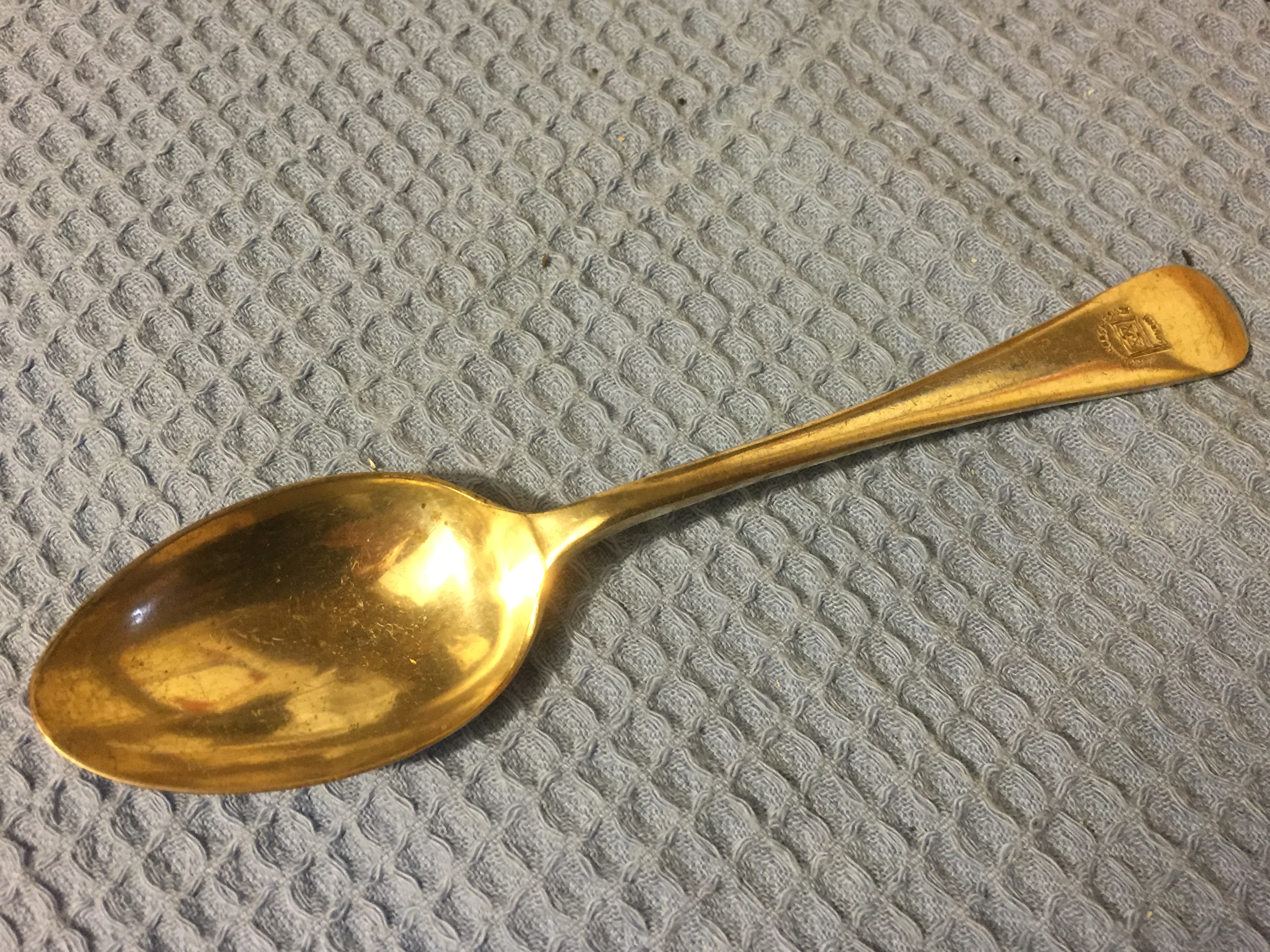 AS USED ON BOARD TEA SPOON FROM THE ROTTERDAM LLOYD SHIPPING LINE