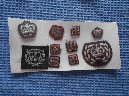 SUPERB SET OF ROYAL NAVAL UNIFORM BADGES