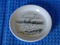 OLD DECORATIVE SOUVENIR CHINA DISH SHOWING THE VESSEL 'SKIBLADNER'