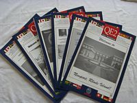SET OF 6 DAILY CRUISE ACTIVITY PROGRAMS FROM THE QE2 DATED 1993