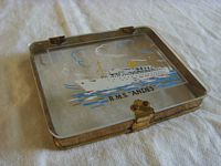 ROYAL MAIL LINE CIGARETTE CASE SOUVENIR FROM THE VESSEL THE RMS ANDES