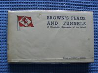 OLD 1958 EDITION OF THE BROWN'S FLAGS AND FUNNELS BOOK