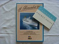 BOOK FROM THE P&O LINE COVERING A COLLECTION OF MEMORIES FROM THE FAMOUS VESSEL THE SS CANBERRA