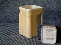 RARE TO FIND CHINA MILK JUG FROM THE CUNARD LINE MADE IN TRADITIONAL SQUARE SHAPED