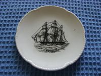 SOUVENIR DISH SHOWING A PICTURE OF THE OLD CLIPPER SHIP HMS CURRYDICE