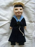 SAILOR DOLL SOUVENIR FROM THE VESSEL THE SS ITHACA