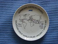 DECORATIVE DISPLAY PLATE FROM THE NORWEGIAN AMERICAN CRUISES COMPANY