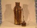 ORIGINAL OLD BRASS SHIPS ENGINE ROOM OIL BOTTLE