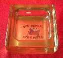 EVER SO RARE TURN OF THE CENTURY PADDLE STEAMERS ASHTRAY