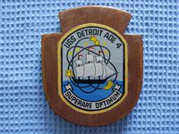 USA NAVAL WALL PLAQUE FROM THE VESSEL USS DETROIT