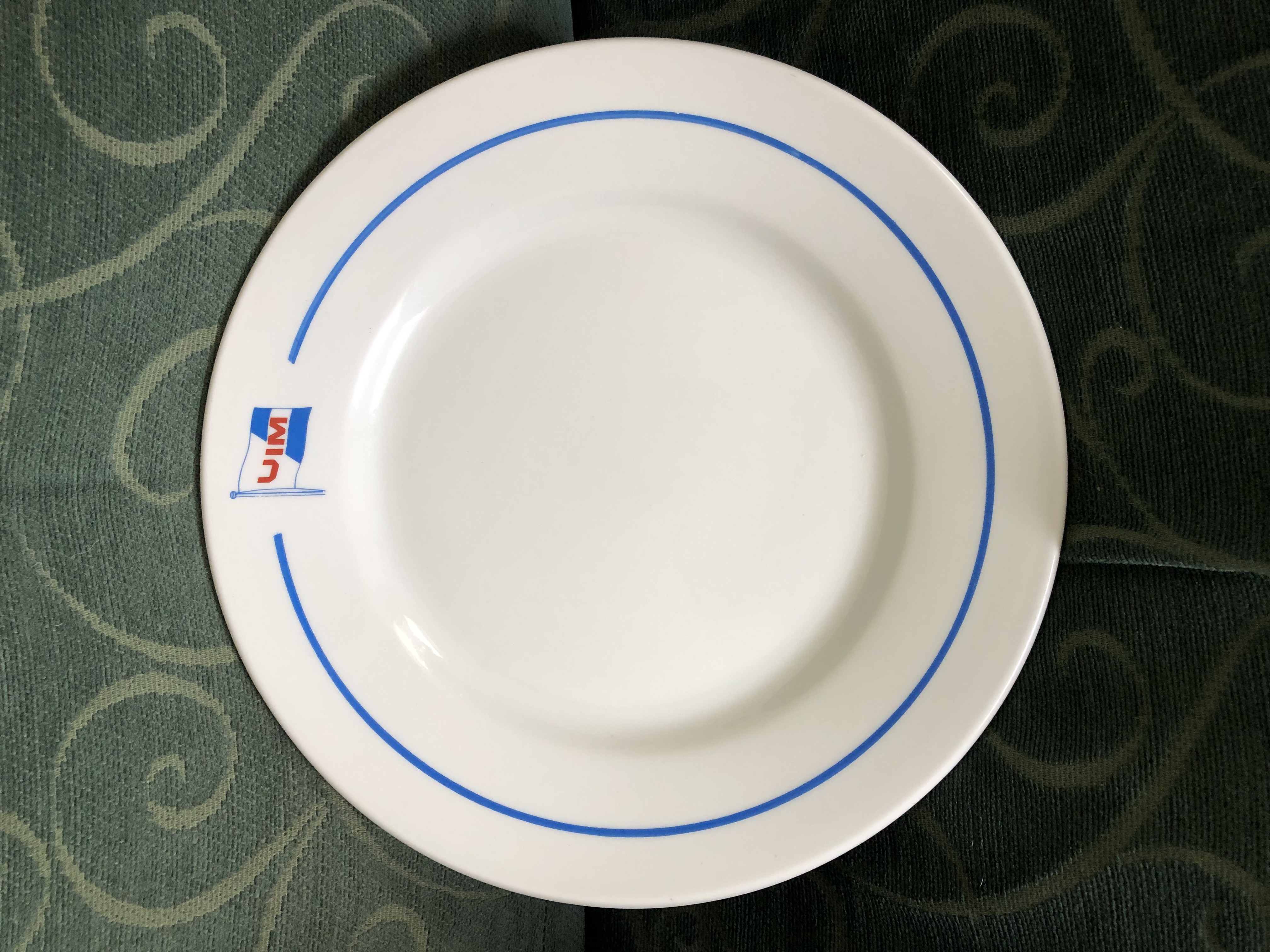 EXTRA LARGE SIZE PLATE FROM THE UNITED INTERNATIONAL MARINE SHIPPING COMPANY