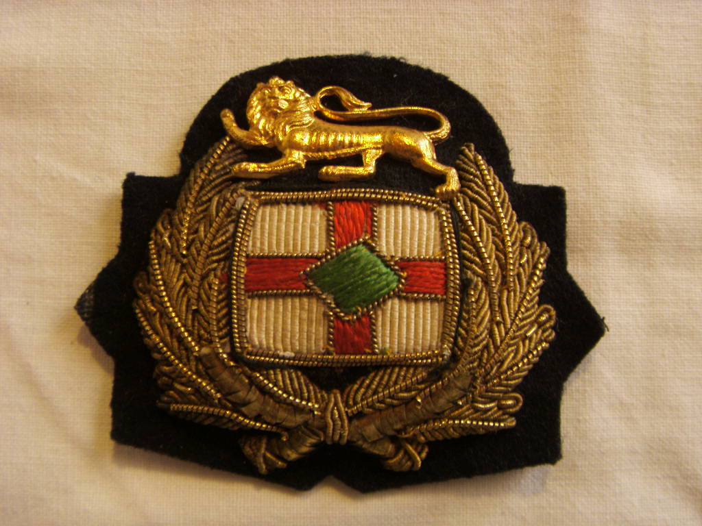 OFFICERS BADGE FROM THE BRITISH PETROLEUM COMPANY LONDON ENGLAND