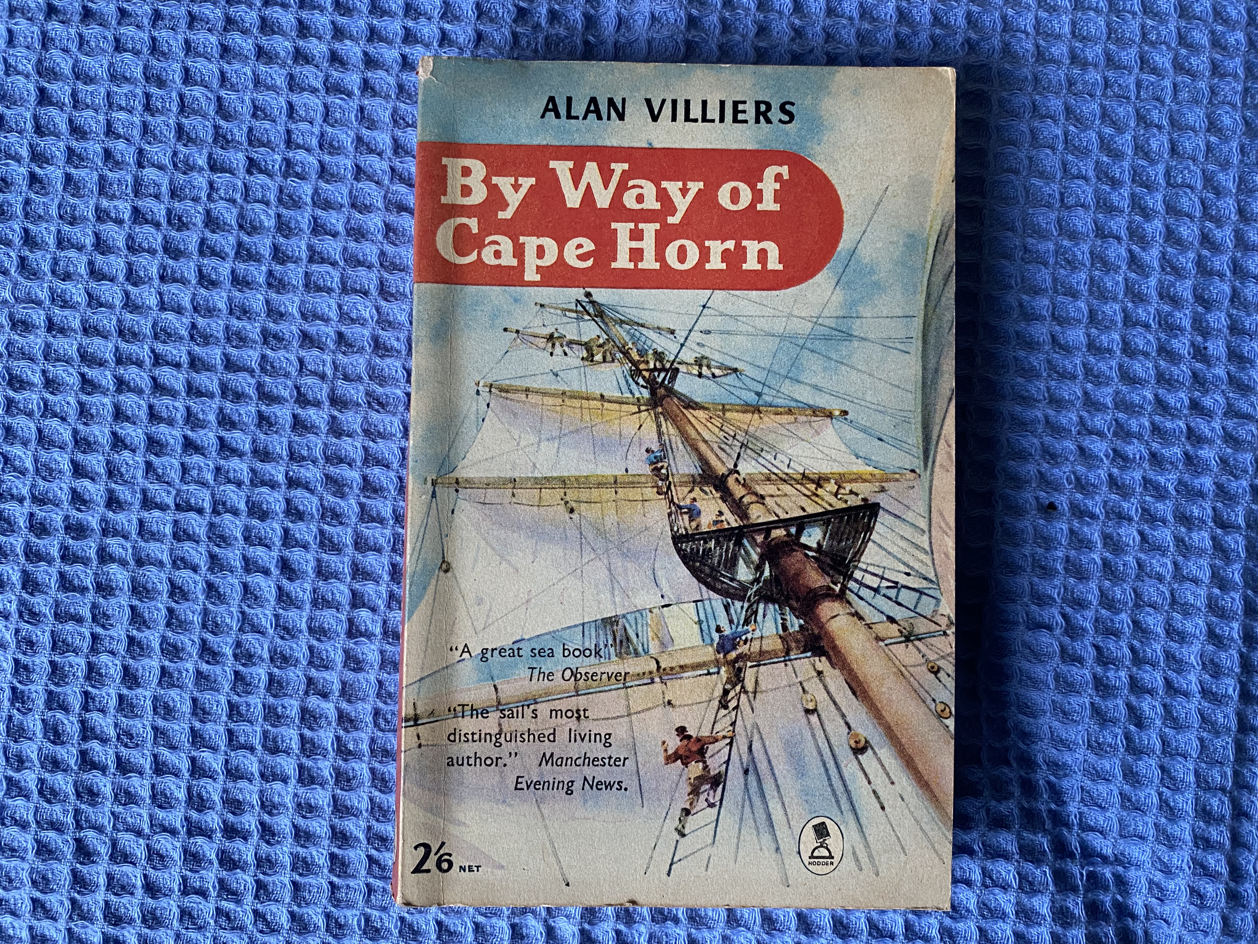 MARITIME BOOK BY WAY OF CAPE HORN BY ALAN VILLIERS