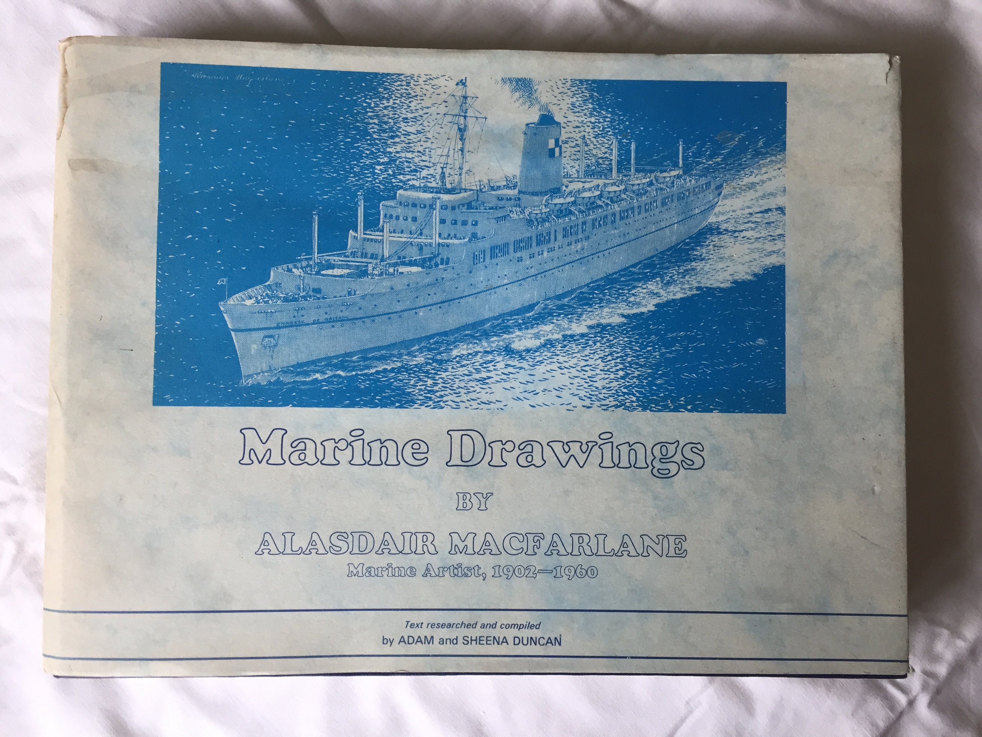 MARITIME BOOK OF MARINE DRAWINGS BY ALASDAIR MACFARLANE 