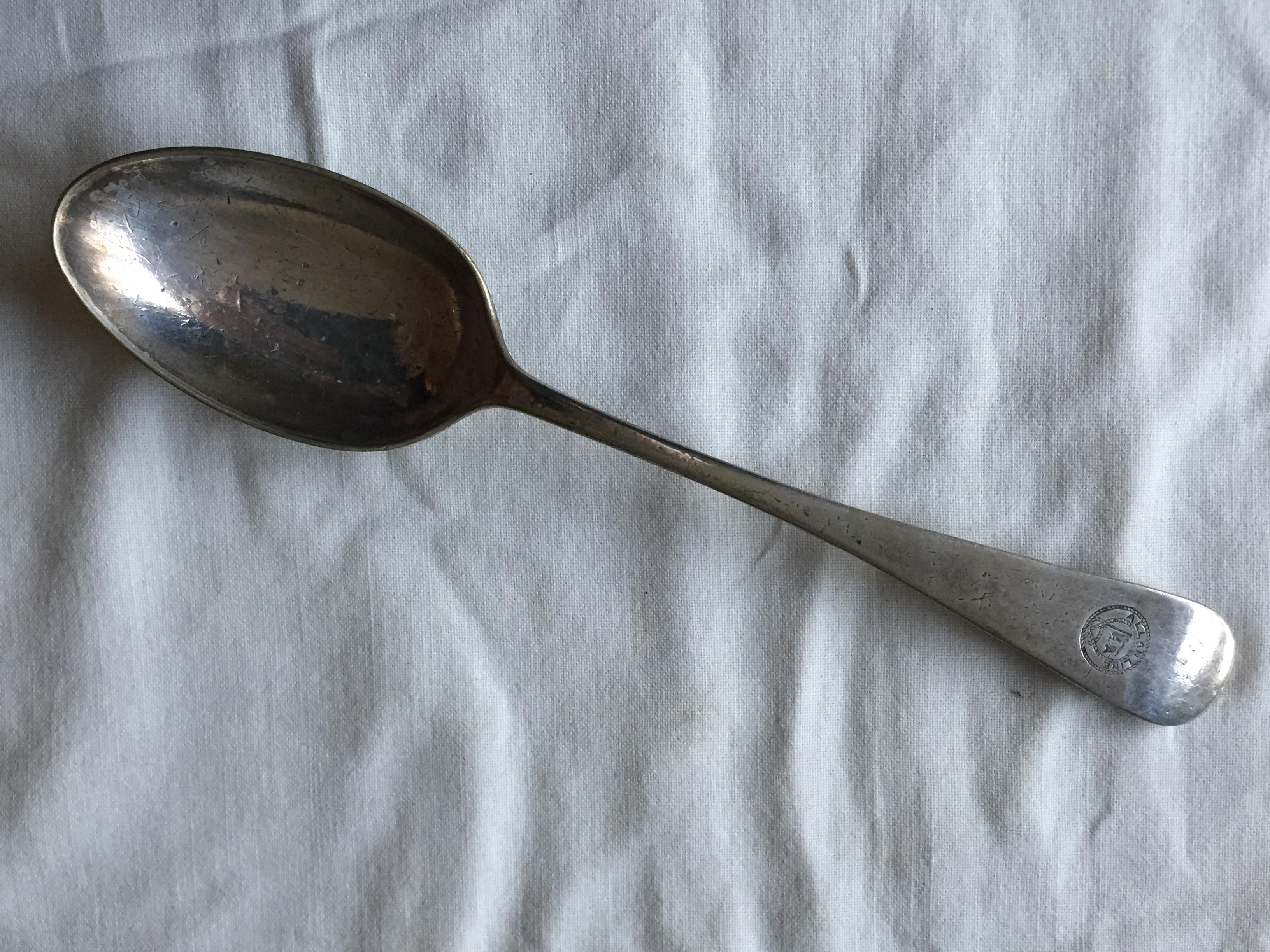 EARLY AS USED ON BOARD SPOON FROM THE ALLAN LINE SHIPPING COMPANY