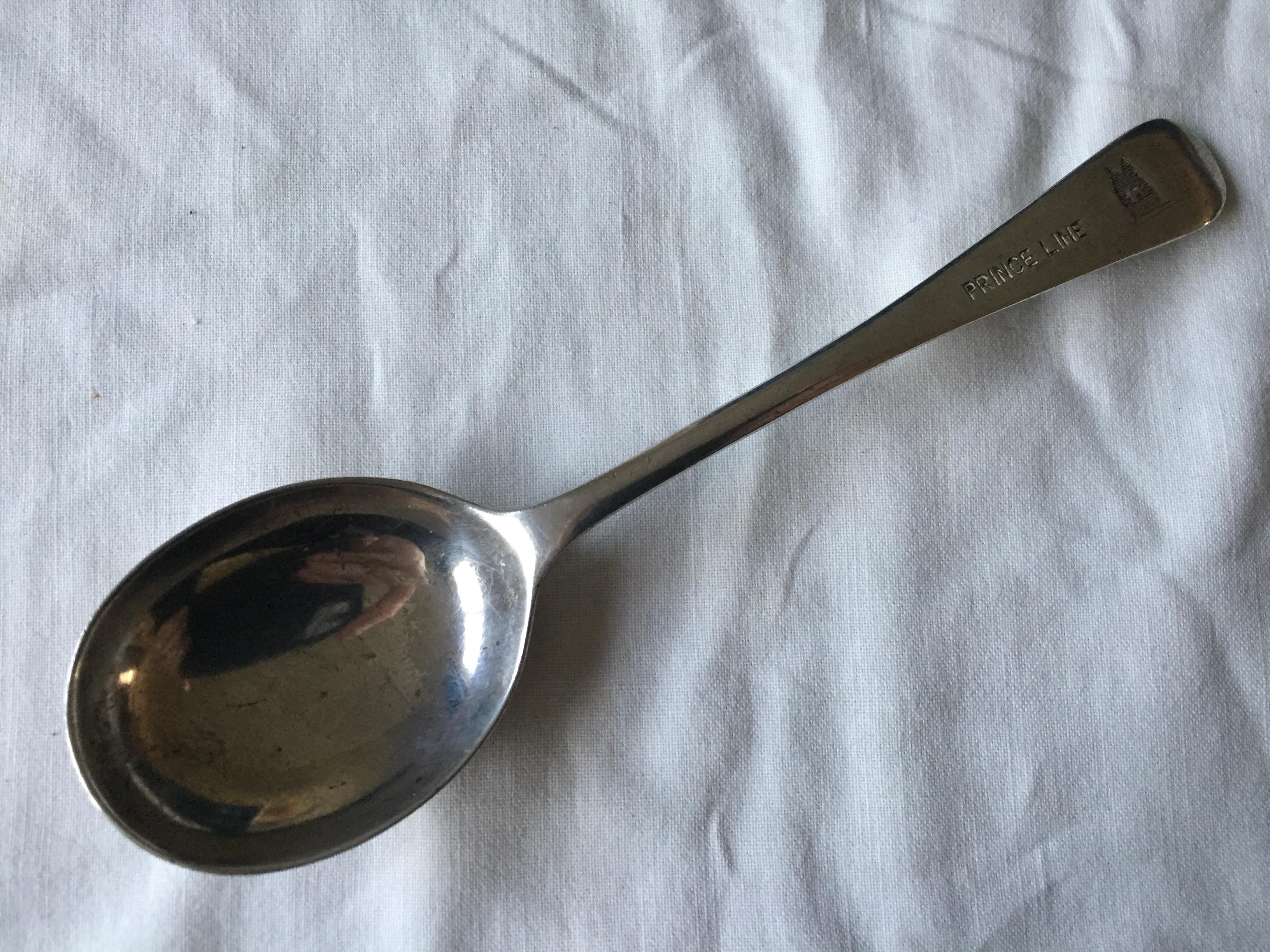 AS USED IN SERVICE SOUP SPOON FROM THE PRINCE LINE