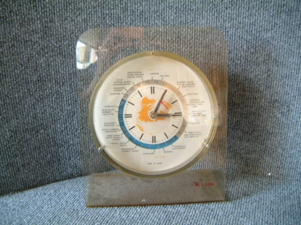 ORIGINAL KAWASAKI LINE FREESTANDING SHIP CLOCK