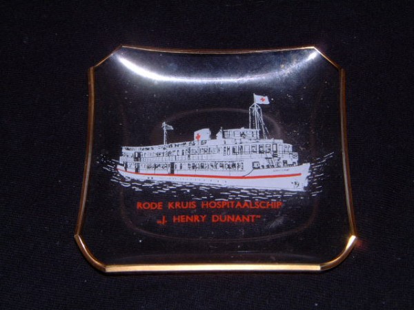 SOUVENIR CABIN ASHTRAY FROM THE OLD VESSEL J.HENRY DUNANT