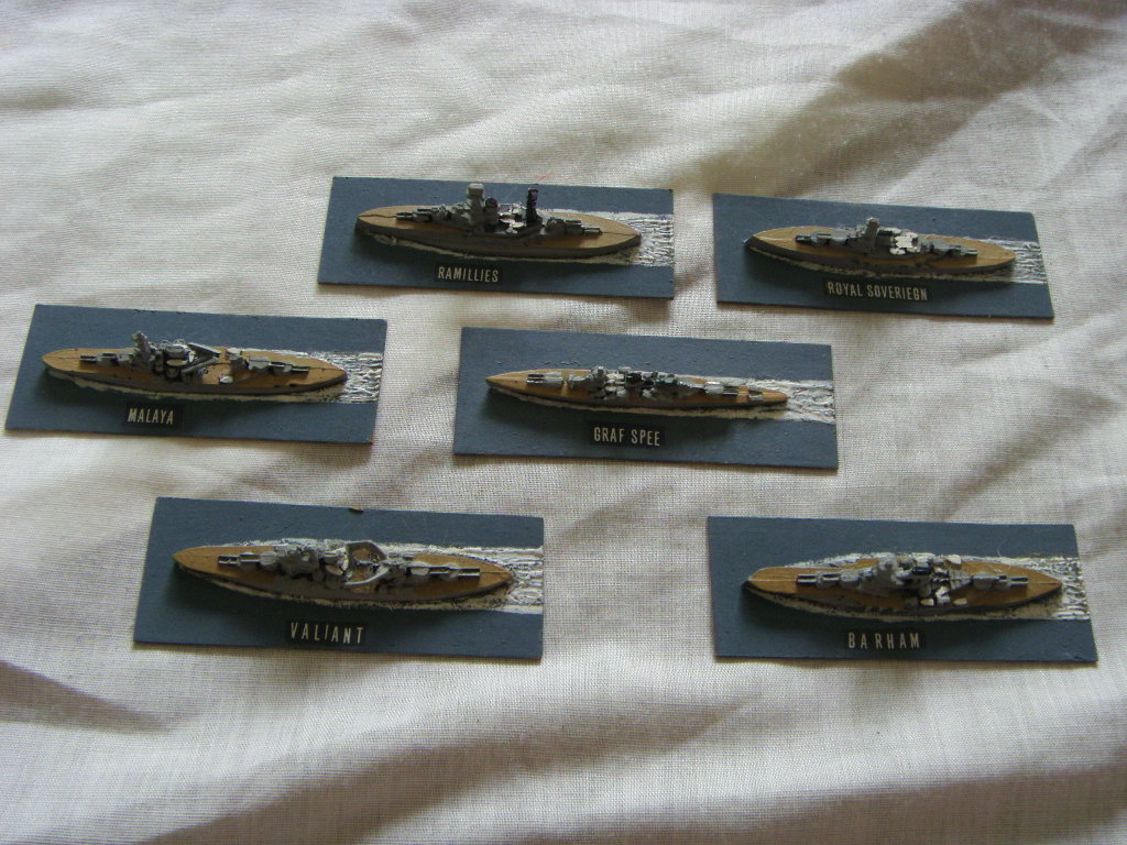 FANTASTIC SMALL COLLECTION OF MINI BATTLESHIP MODELS