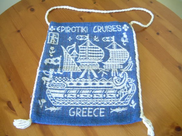 SOUVENIR BAG FROM THE GREEK SHIPPING LINE 'EPIROTIKI' COMPANY