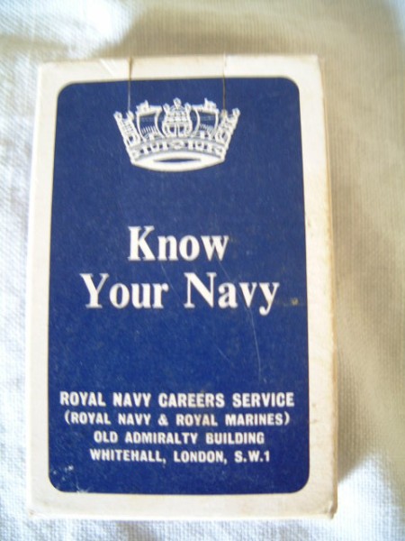 SET OF 'KNOW YOUR NAVY' CARDS FROM THE 1950