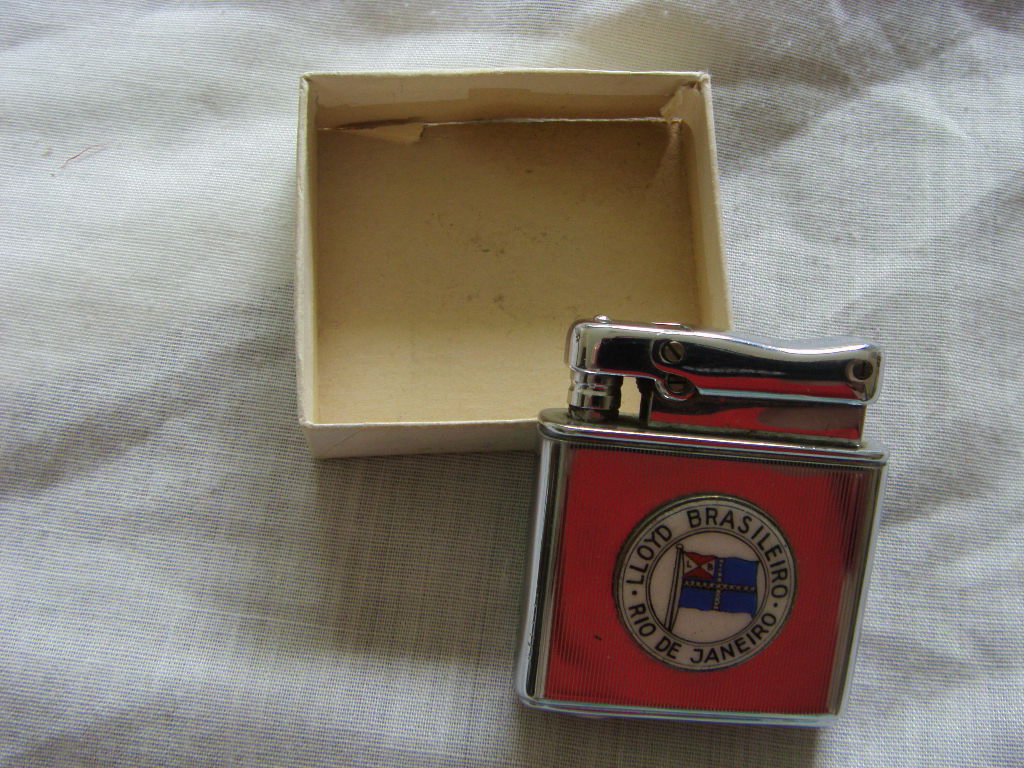 LIGHTER SOUVENIR FROM THE LLOYD BRASILEIRO (RIO DE JANEIRO)