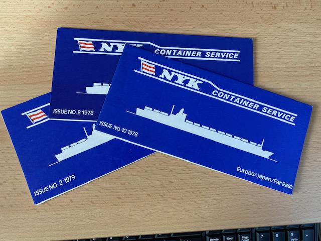 SAILING SCHEDULE BOOKLETS FROM THE NYK CONTAINER SERVICE